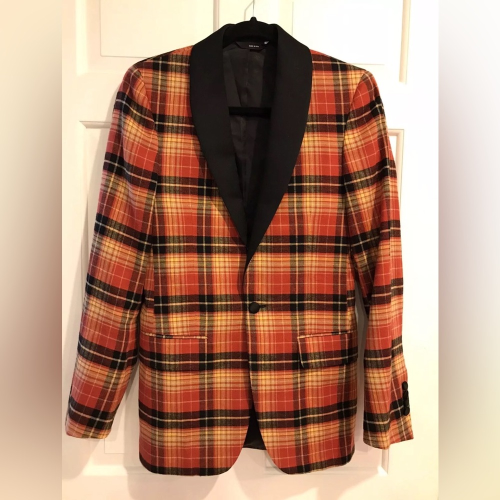 R13 Shawl Lapel Tuxedo Jacket. Size small